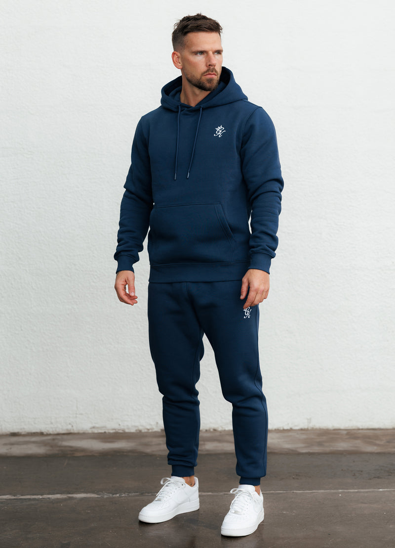 Gym King Fundamental Hood Tracksuit - Rich Blue