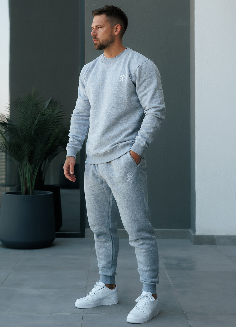 Gym King Fundamental Fleece Sweatshirt - Grey Marl