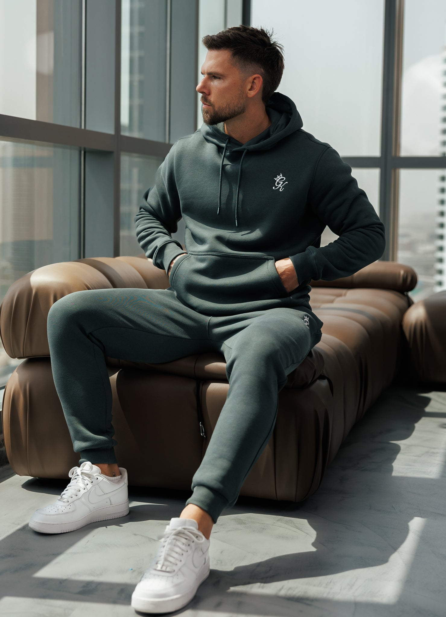Gym King Fundamental Hood - Green Smoke