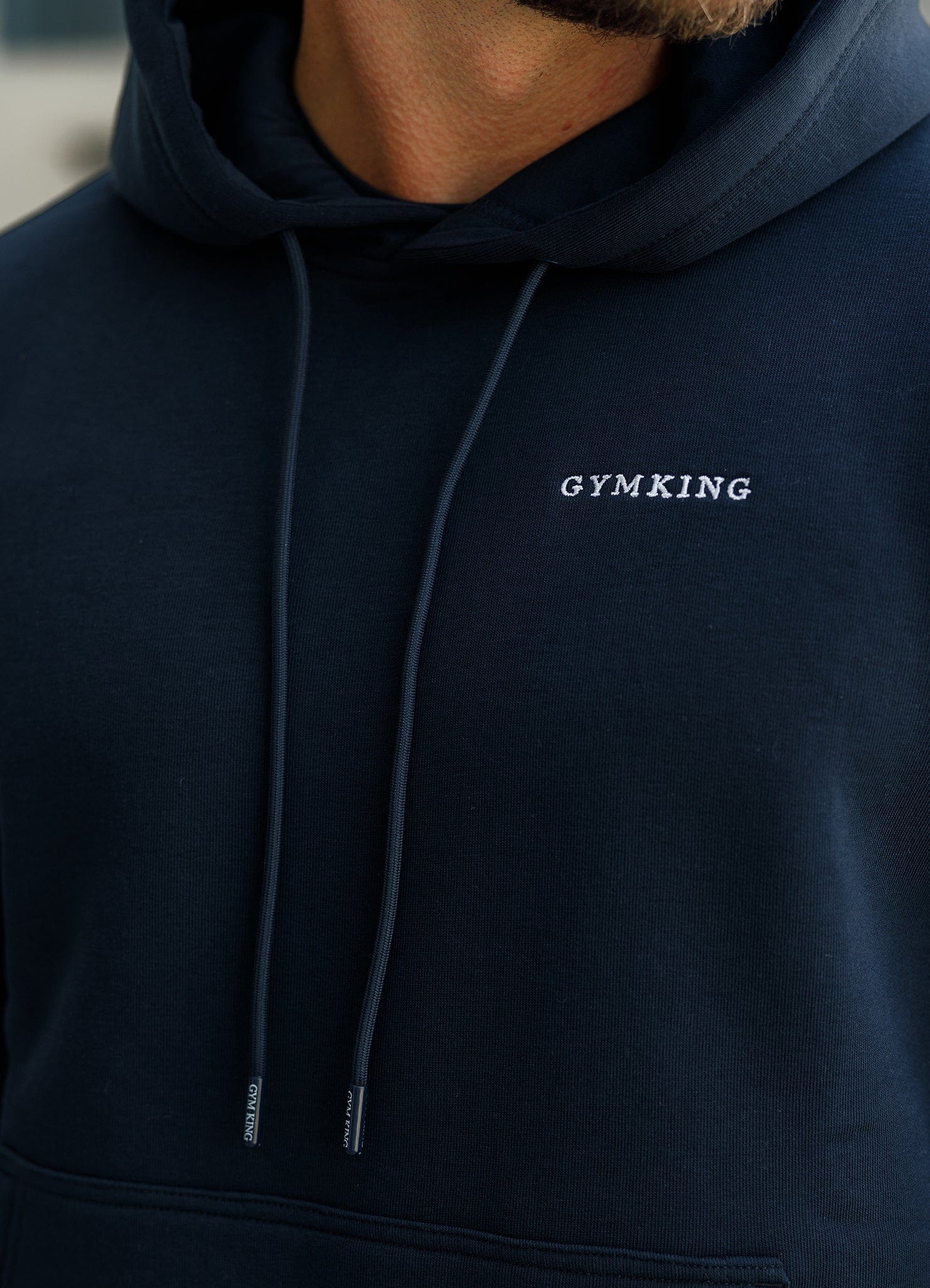 Gym King Fundamental Linear Hood Tracksuit - Navy