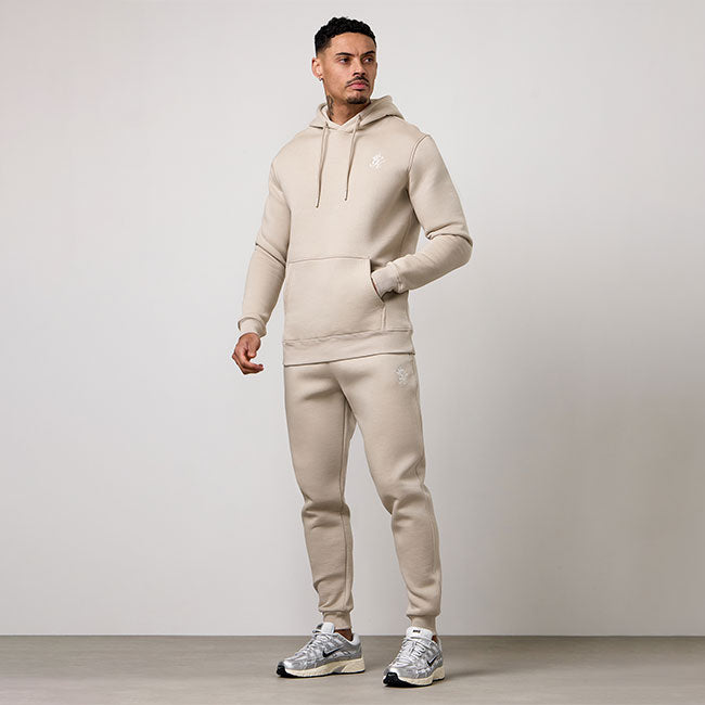 Gym King Fundamental Hood Tracksuit - Fossil Stone