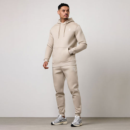 Gym King Fundamental Hood Tracksuit - Fossil Stone