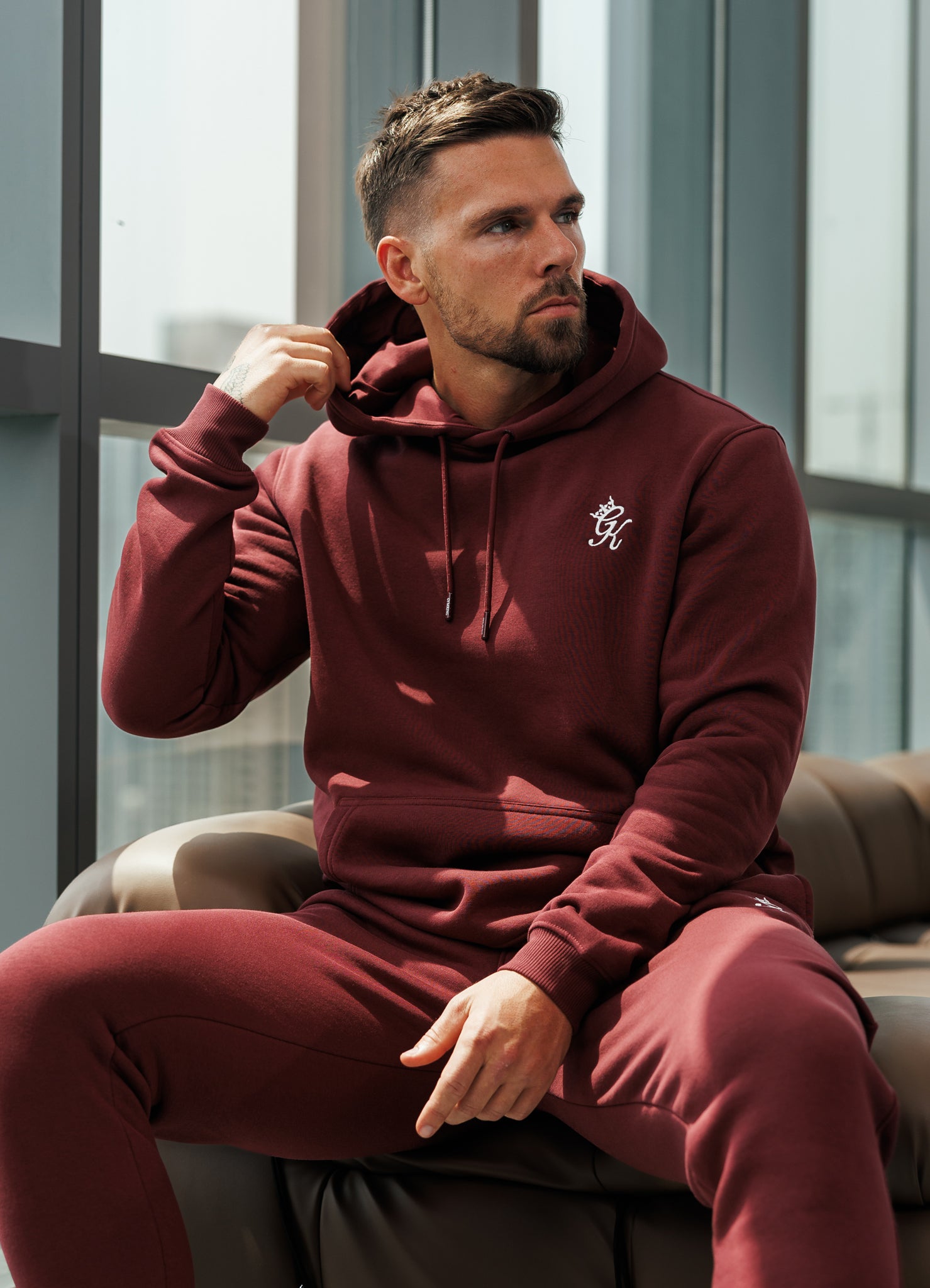 Gym King Fundamental Hood - Burgundy
