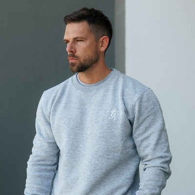 Gym King Fundamental Fleece Sweatshirt - Grey Marl