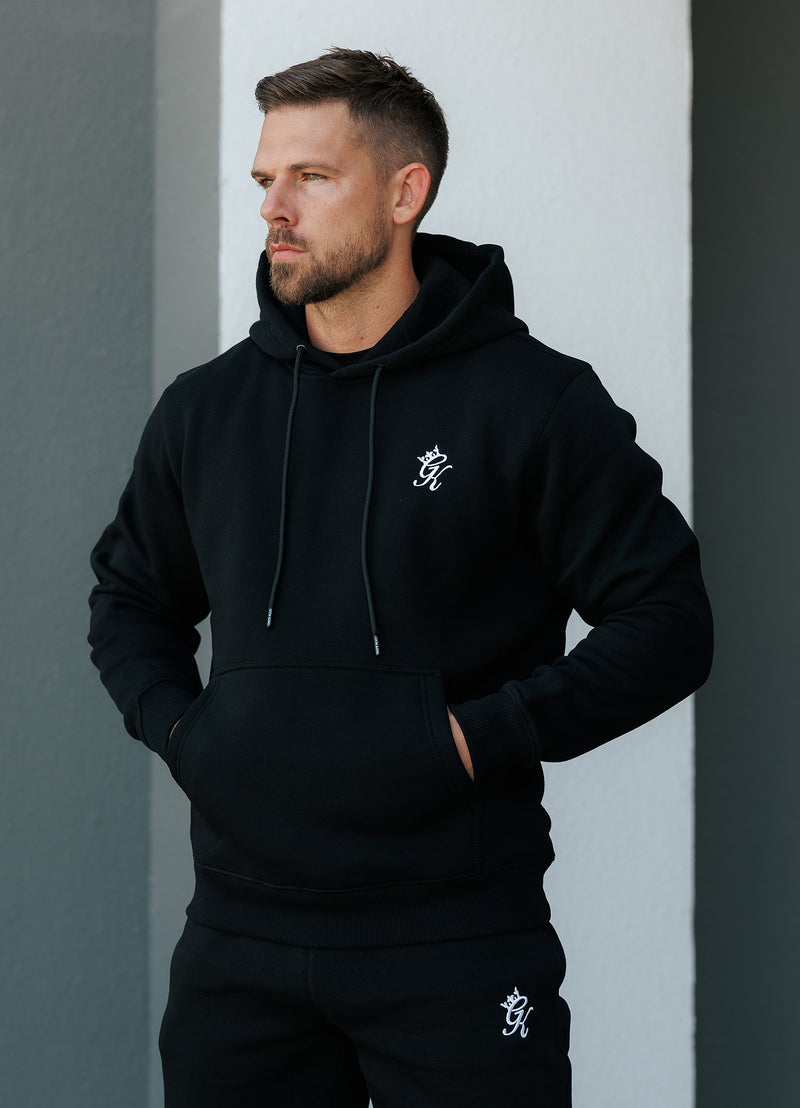 Gym King Fundamental Fleece Hood - Black