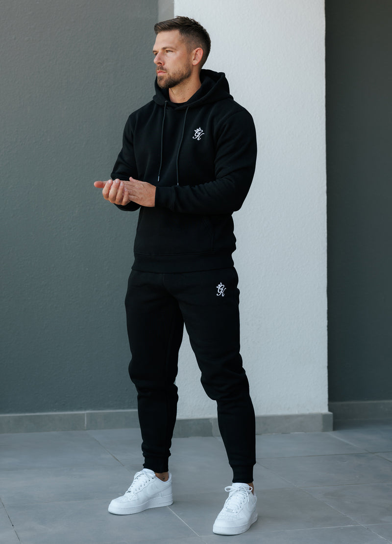 Gym King Fundamental Fleece Hood - Black