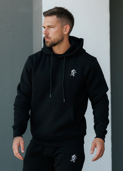 Gym King Fundamental Fleece Hood - Black