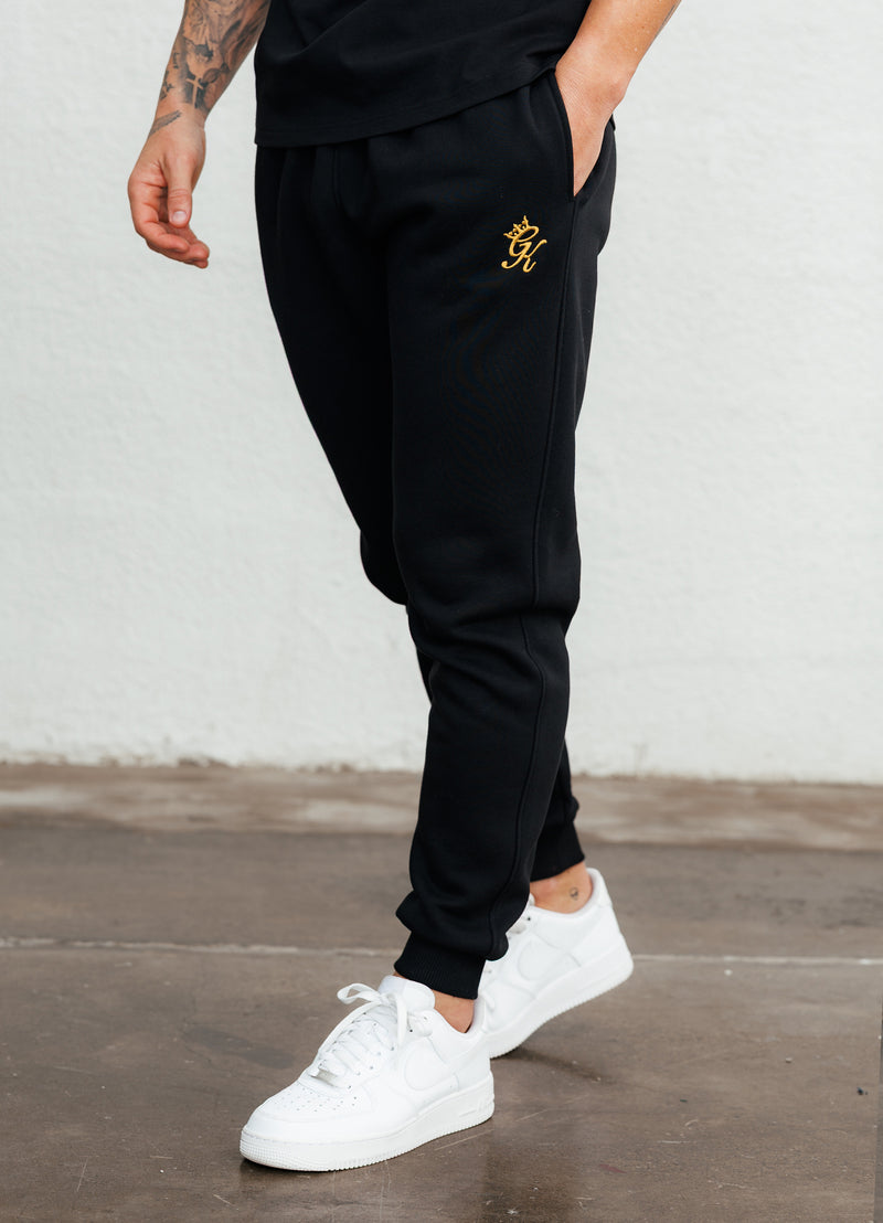 Gym King Fundamental Fleece Jogger - Black/Gold