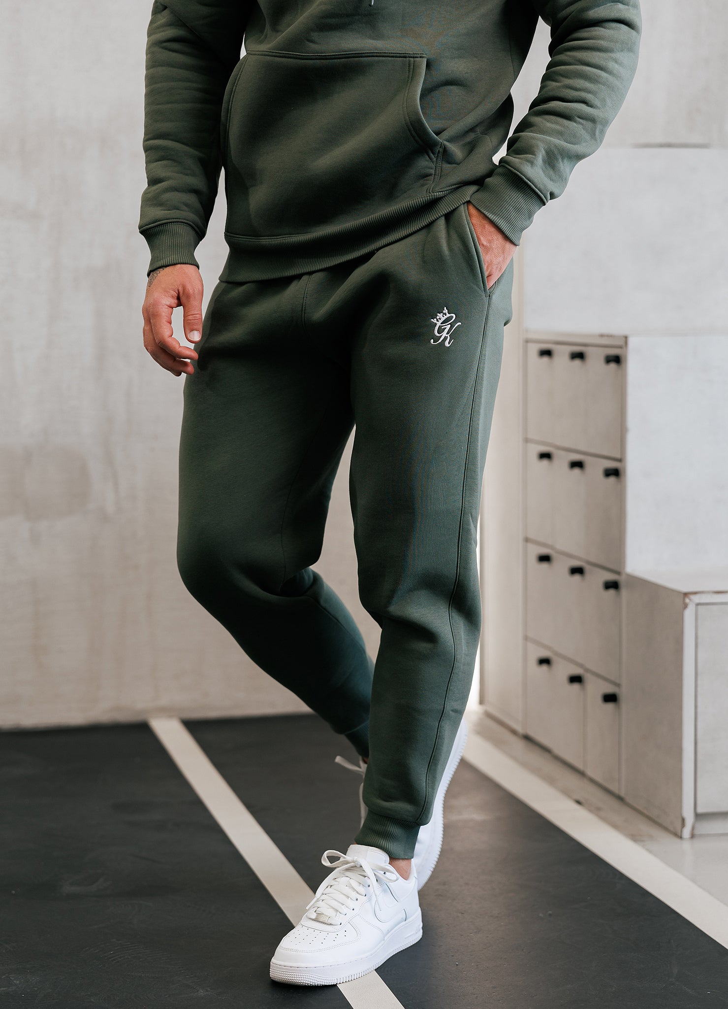 Gym King Fundamental Fleece Jogger - Deep Olive Gym King Fundamental Fleece Jogger - Deep Olive