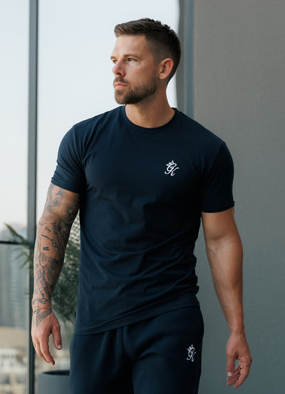 Gym King Fundamental Tee - Navy