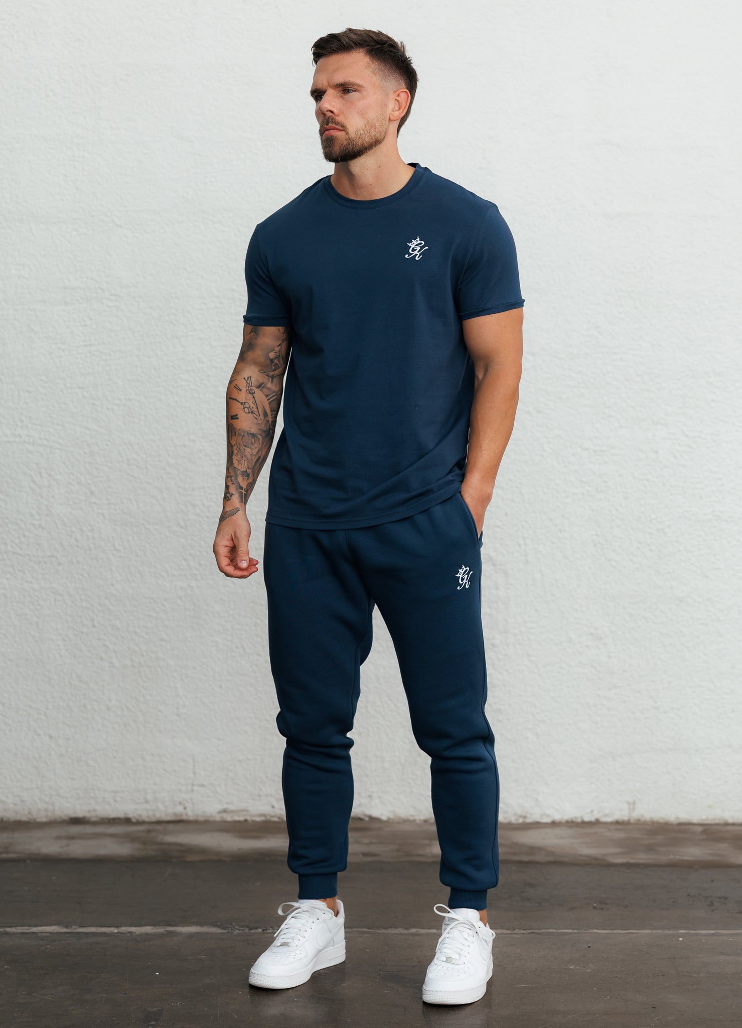 Gym King Fundamental Tee - Rich Blue