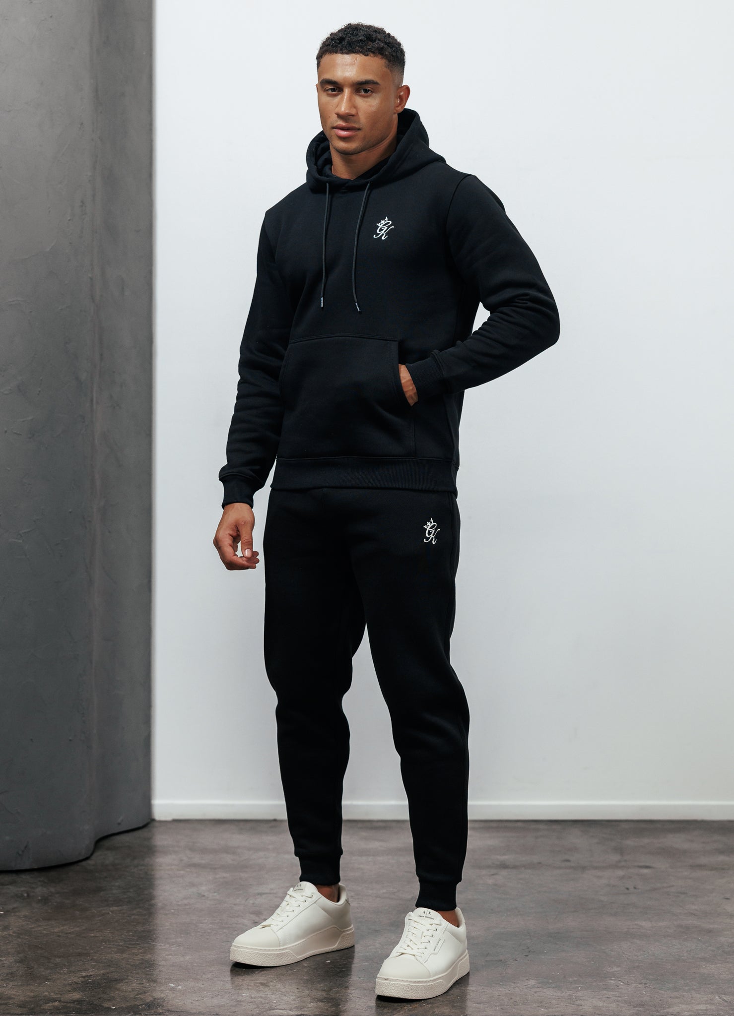black tracksuit
