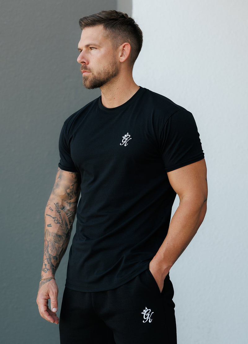 Gym King Fundamental Jersey Tee - Black