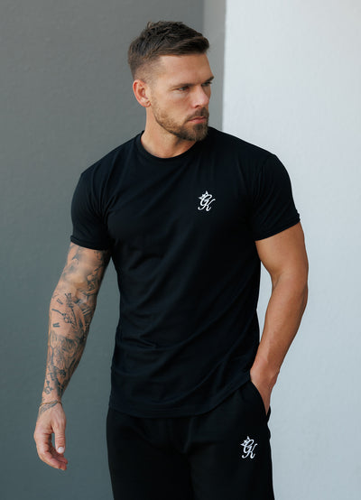 Gym King Fundamental Jersey Tee - Black