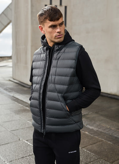 Gym King Limit Gilet - Grey