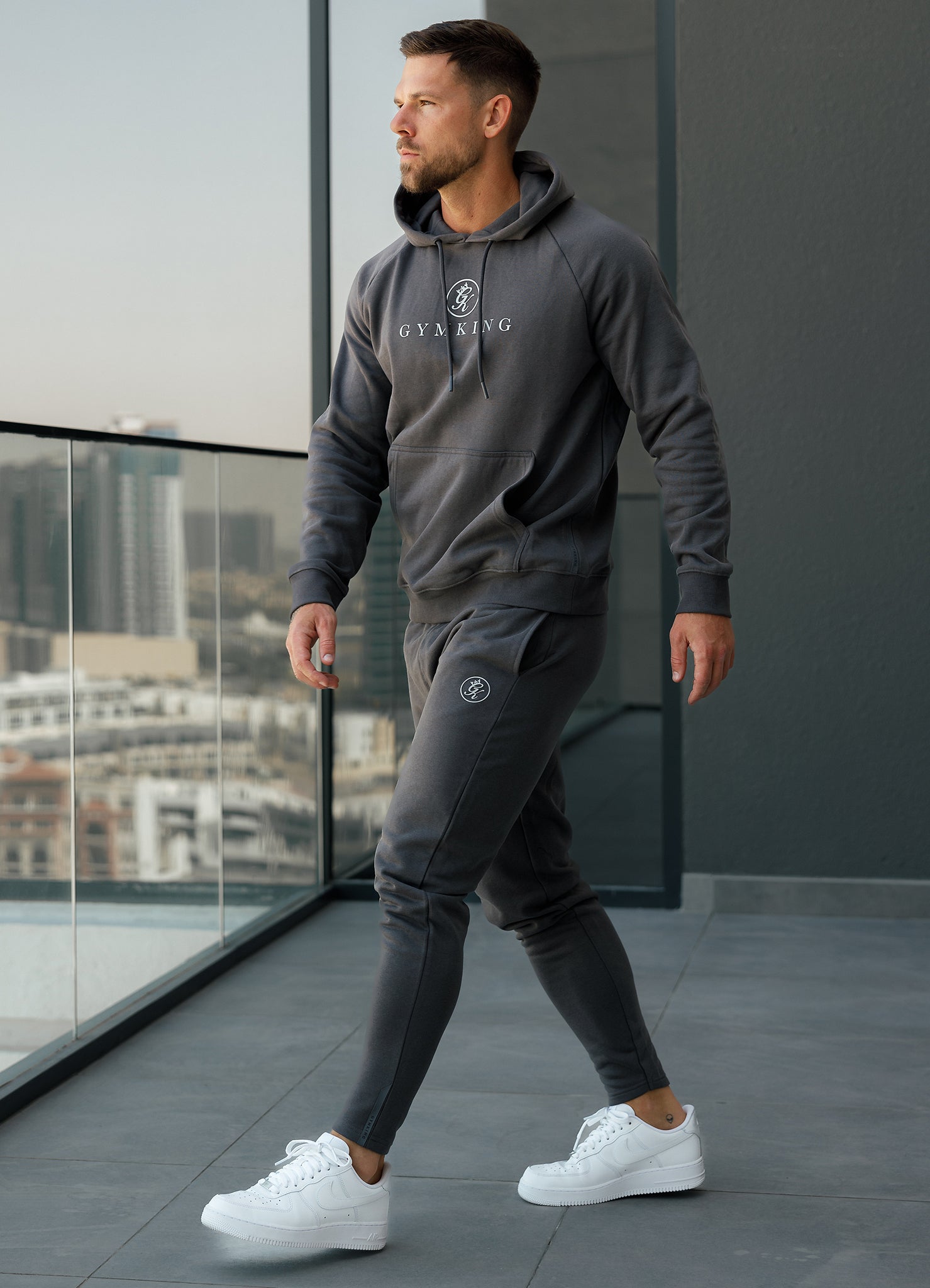 Gym king graphic boyfriend hoodie sale