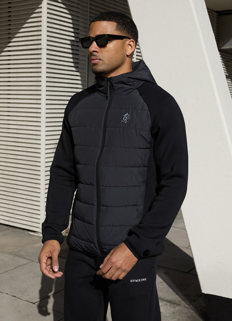 Gym King Hybrid Jacket - Black