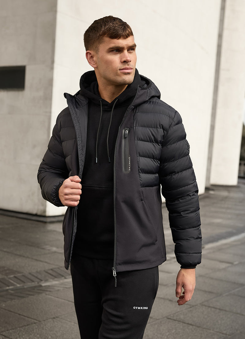 Gym King Summit Hybrid Jacket - Black