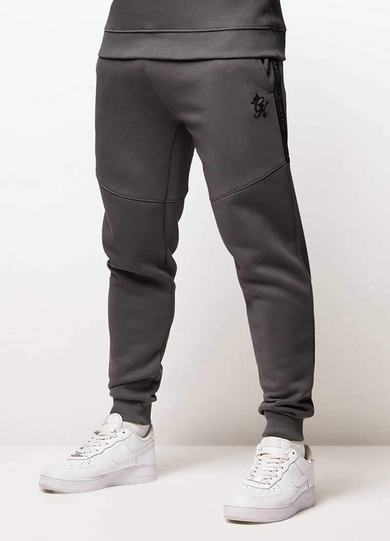 Gym King Premium Taped Jogger - Grey