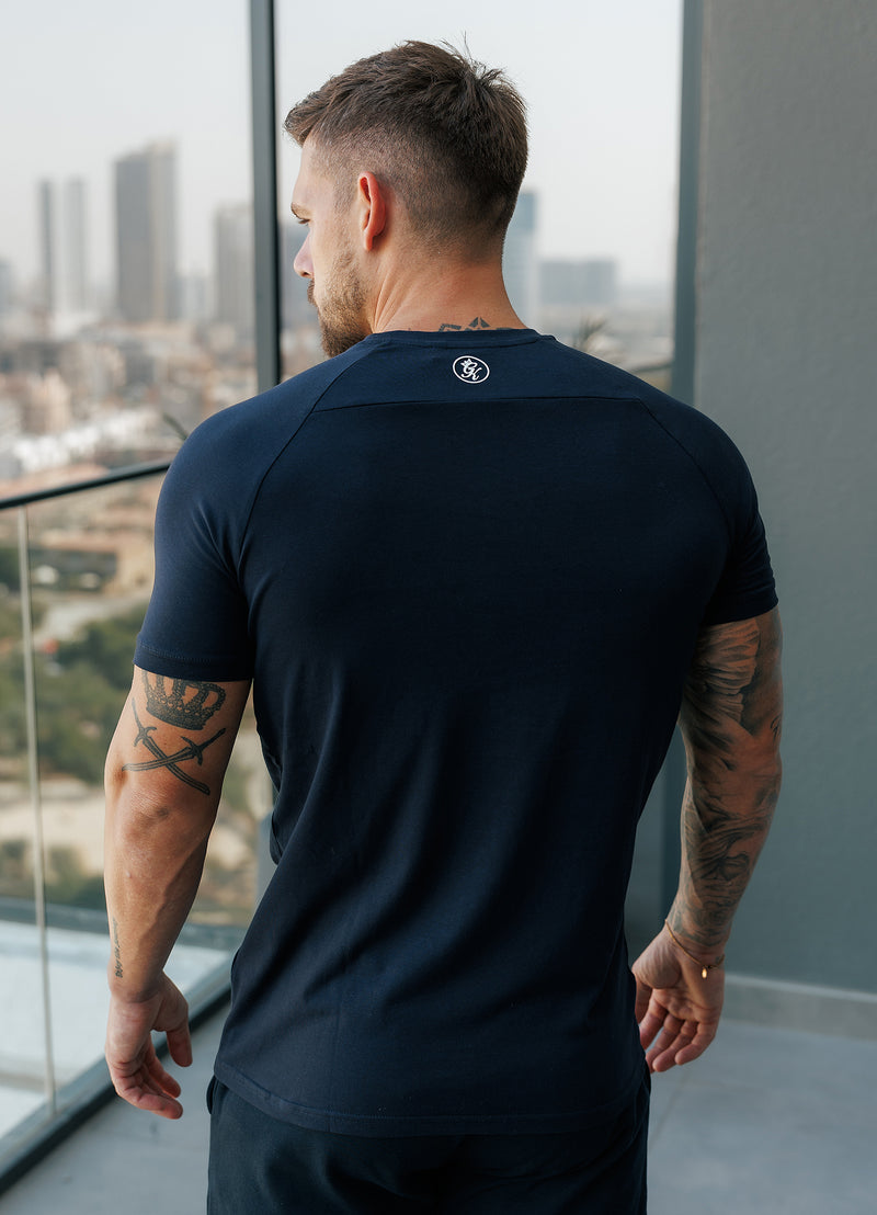 Gym King Pro Jersey Tee - Navy