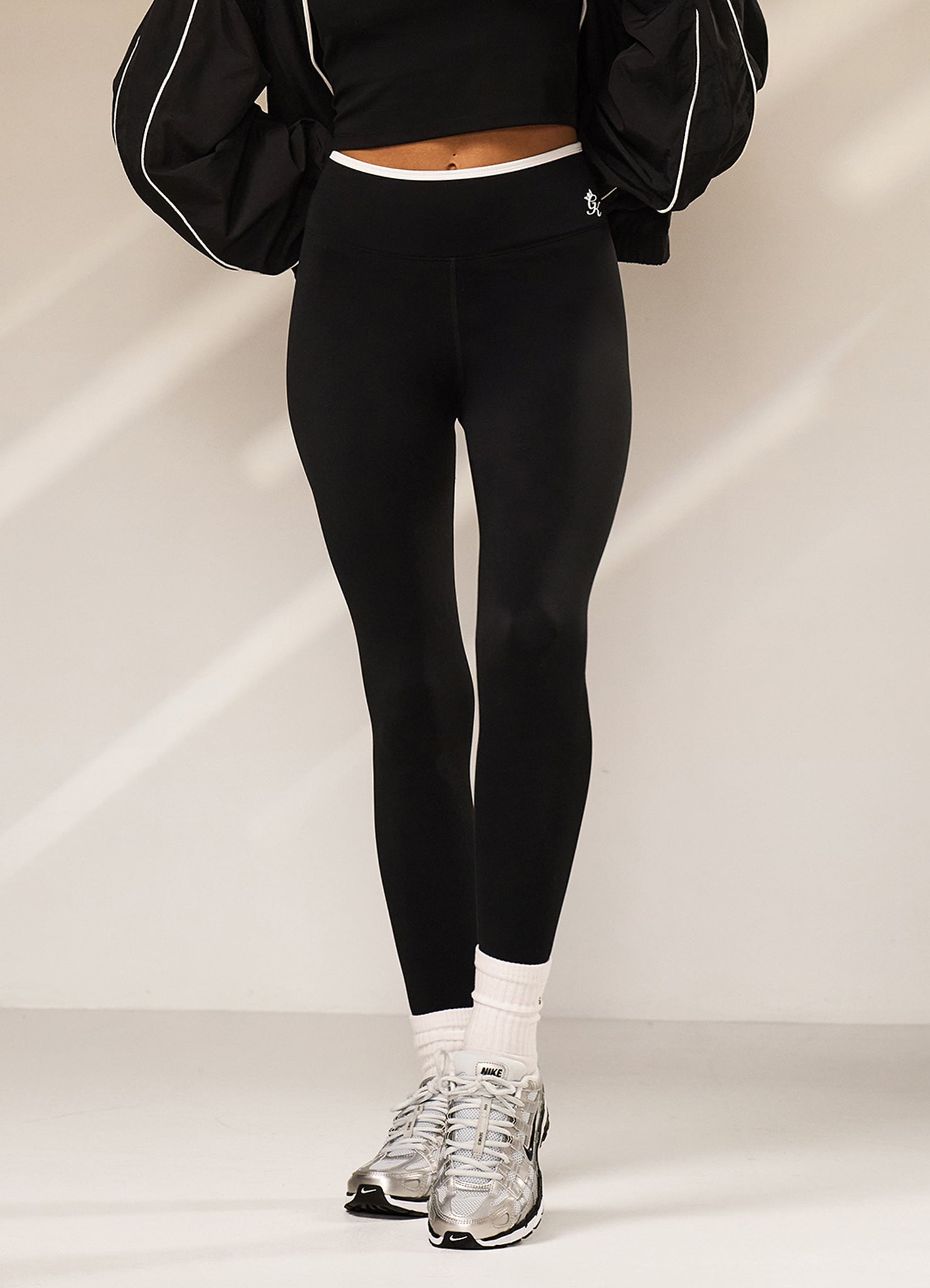 Gym King 365 Contrast Legging - Black