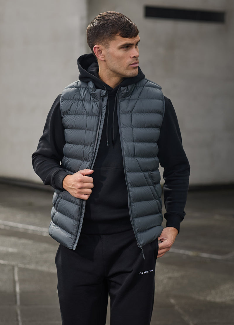 Gym King Limit Gilet - Grey