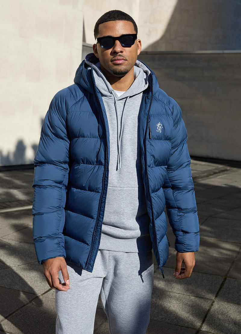 Gym King Limit Puffer Jacket - Navy