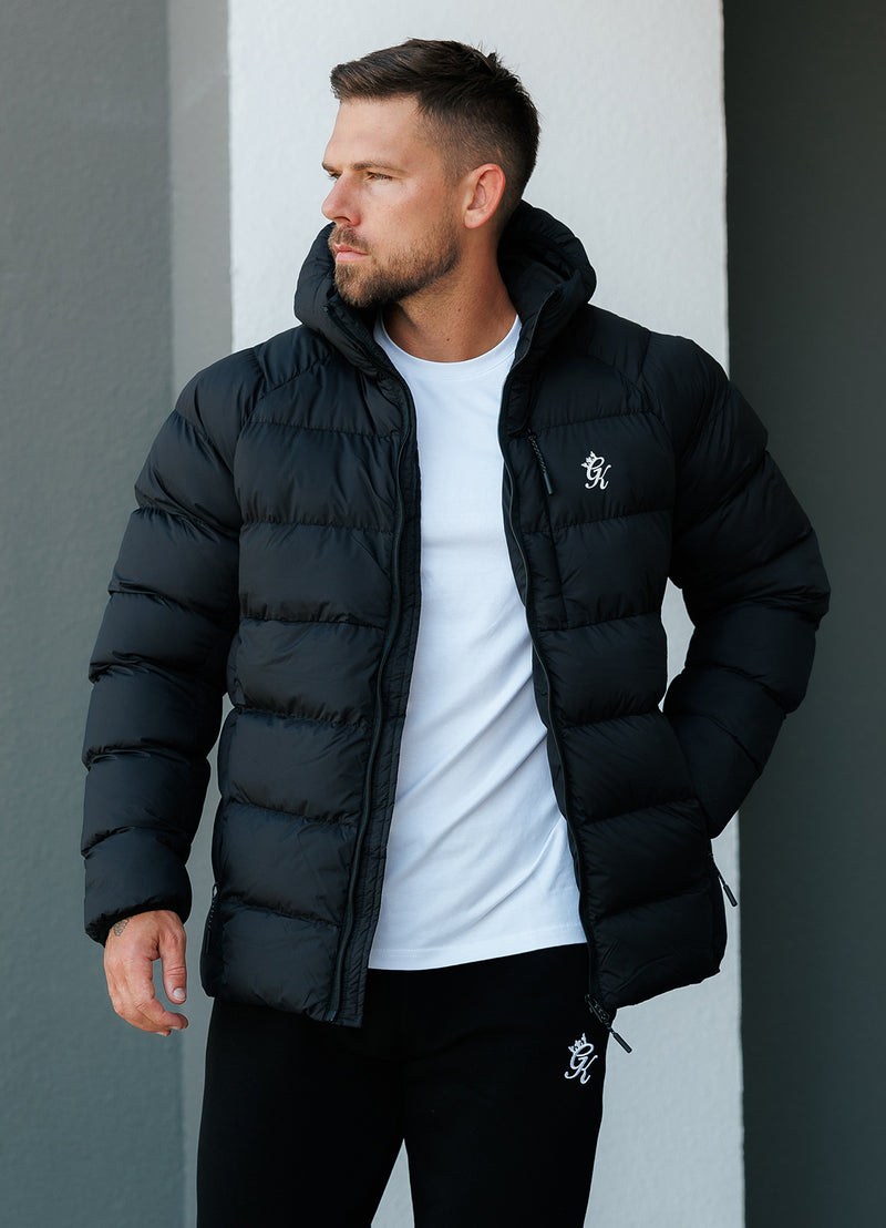 Gym King Limit Puffer Jacket - Black