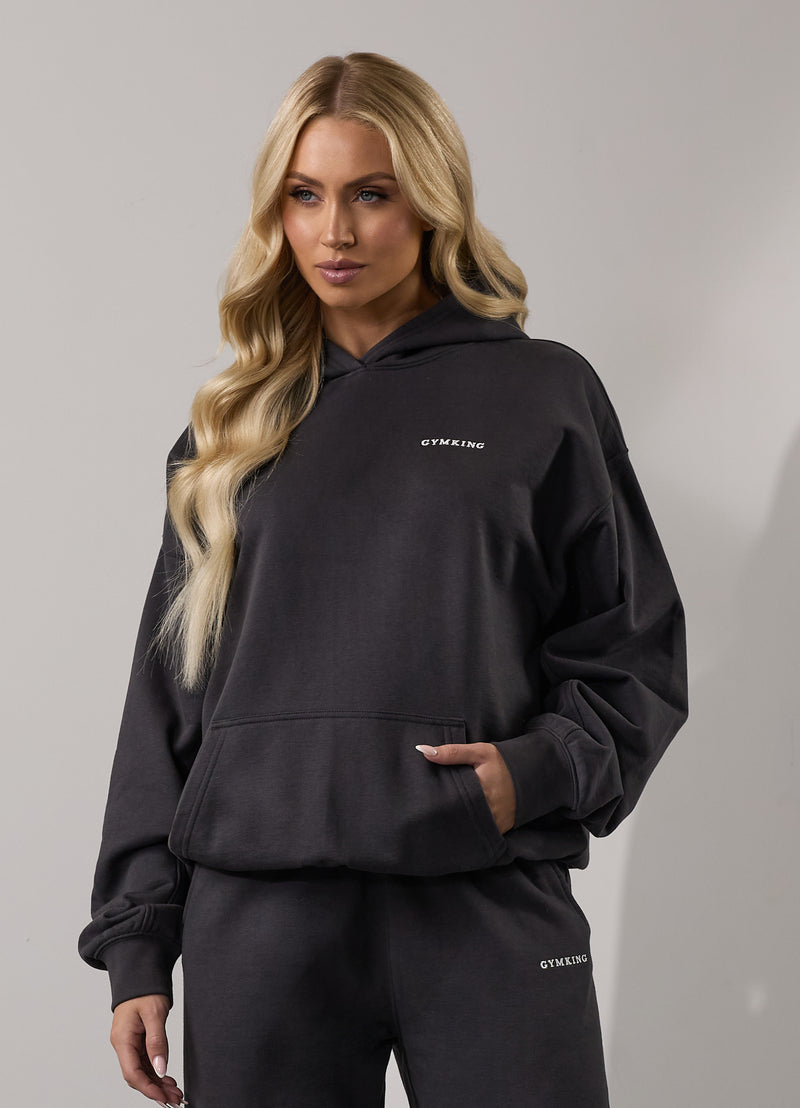 Gym King 365 Relaxed Fit Hood - Dark Pewter