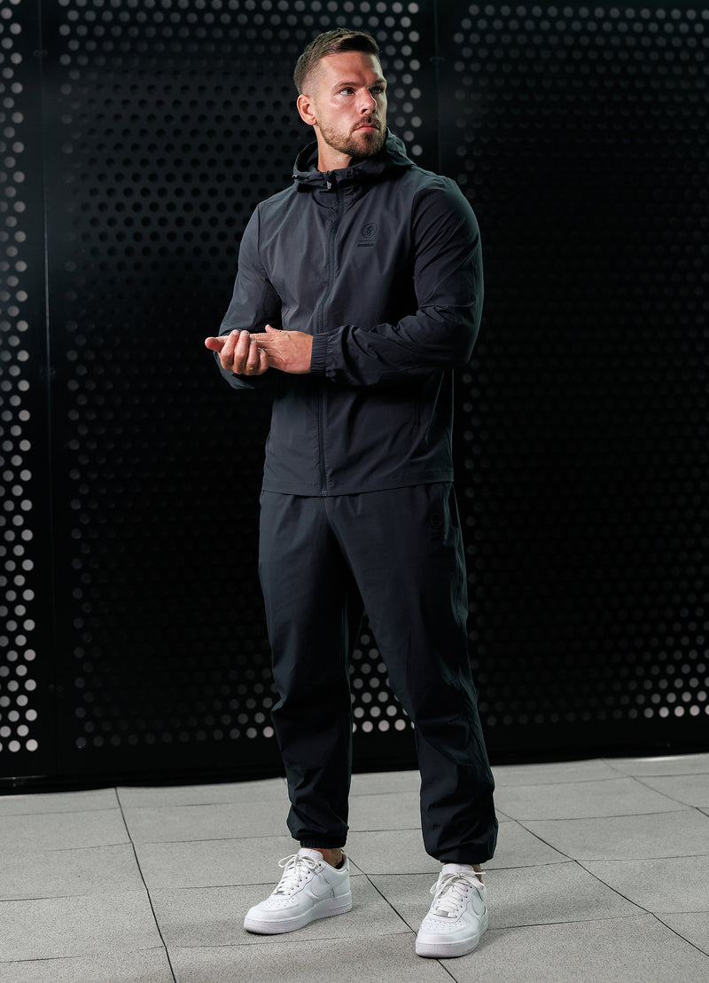 Gym King Aventus Woven Tracksuit Top - Dark Pewter