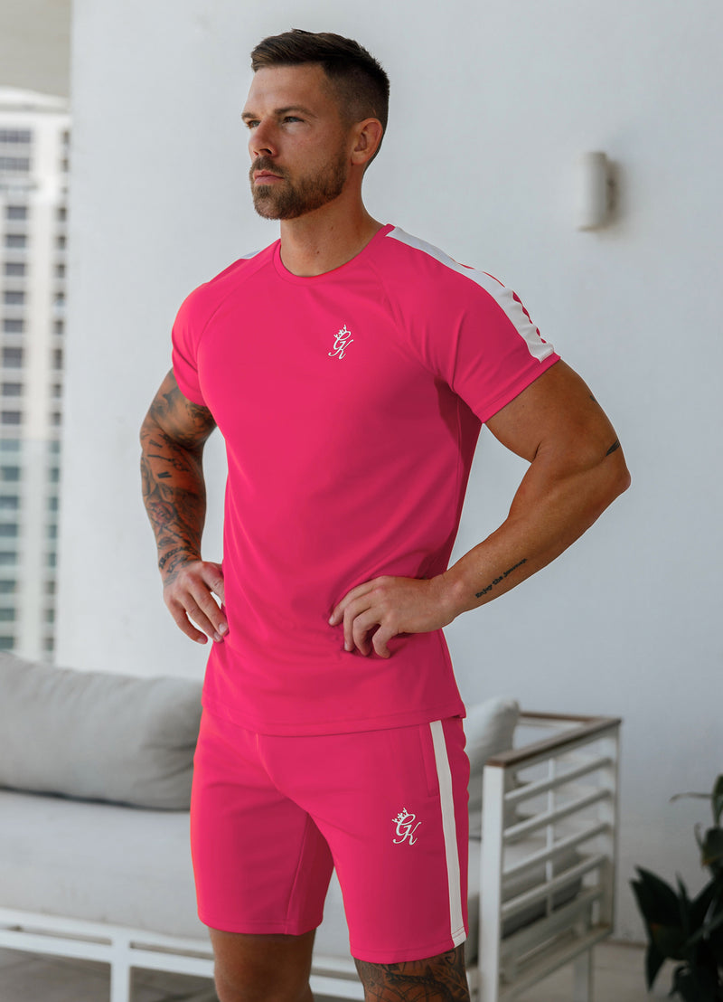 Gym King Core Plus Poly Short - Fuchsia