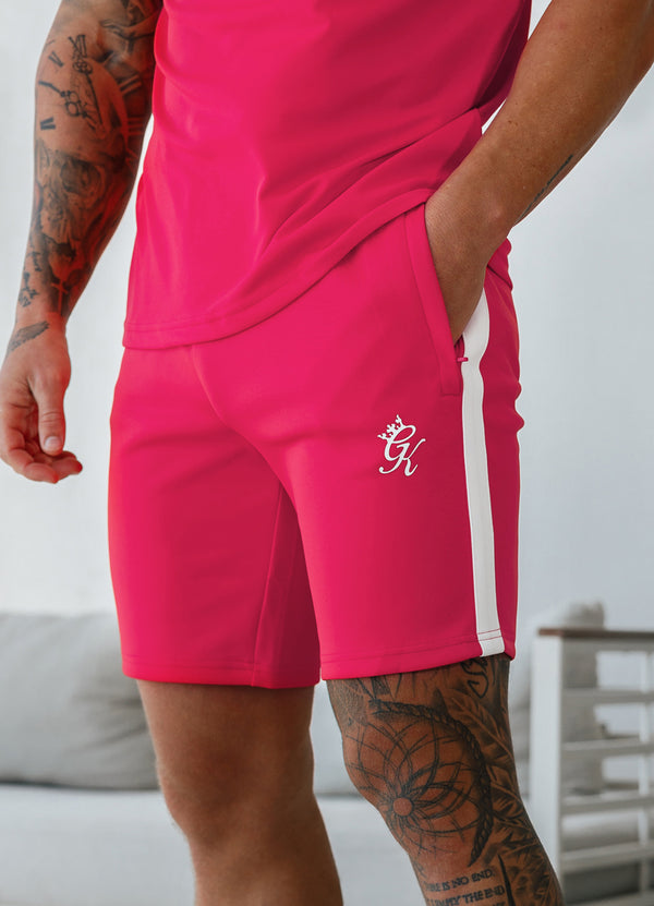 Gym King Core Plus Poly Short - Fuchsia