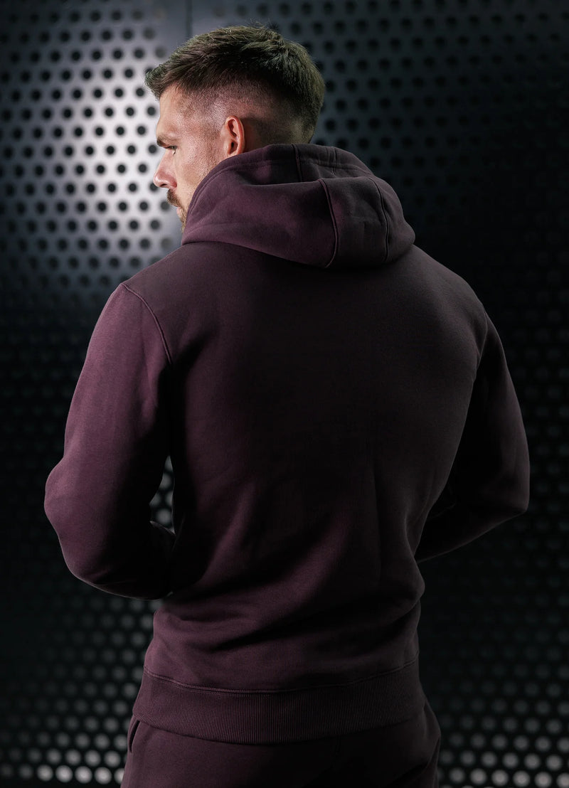 Gym King Fundamental Hood Tracksuit - Deep Plum