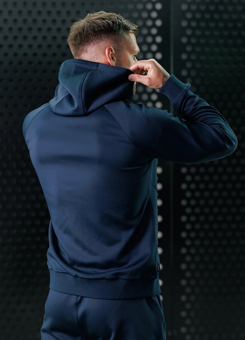 Gym King Full Zip Poly Tracksuit - Navy