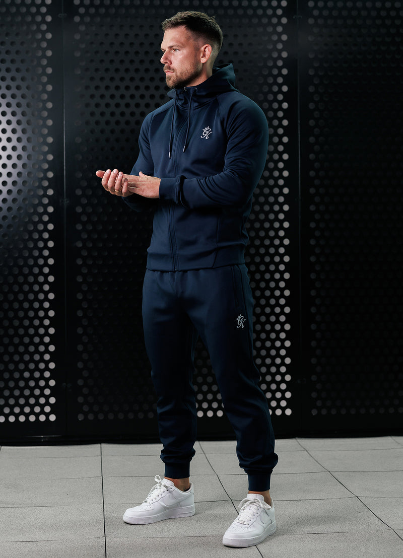 Gym King Poly Tracksuit Bottom - Navy