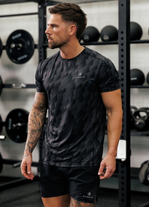 Gym King Power AOP Tee - Black