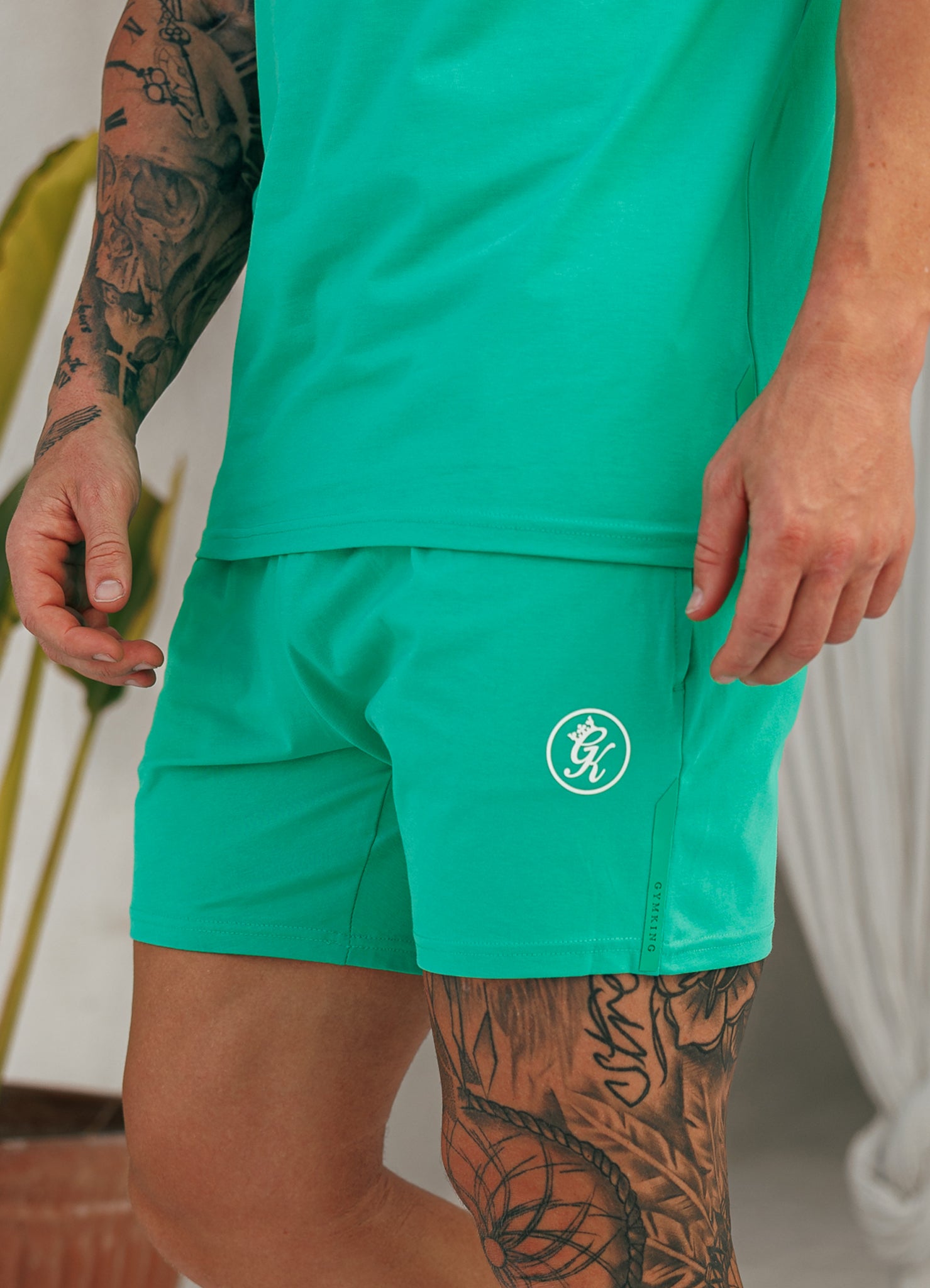 Gym King Pro Jersey Short - Apple Green