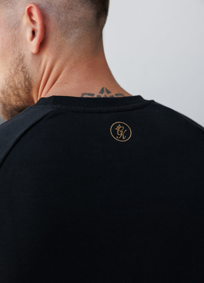 Gym King Pro Logo Crew - Black/Gold