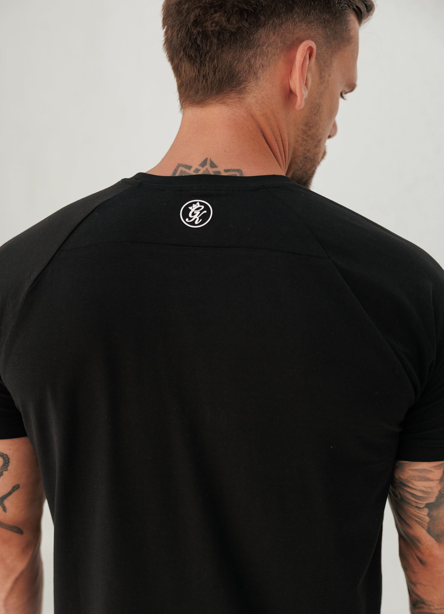 Gym King Pro Logo Tee - Black/White