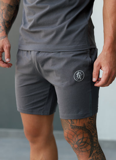 Gym King Pro Logo Jersey Short - Graphite