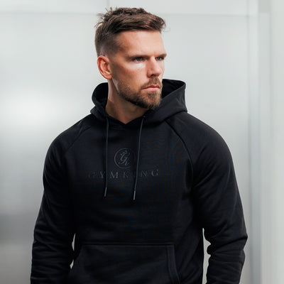Gym King Pro Hoodie - Black/Black