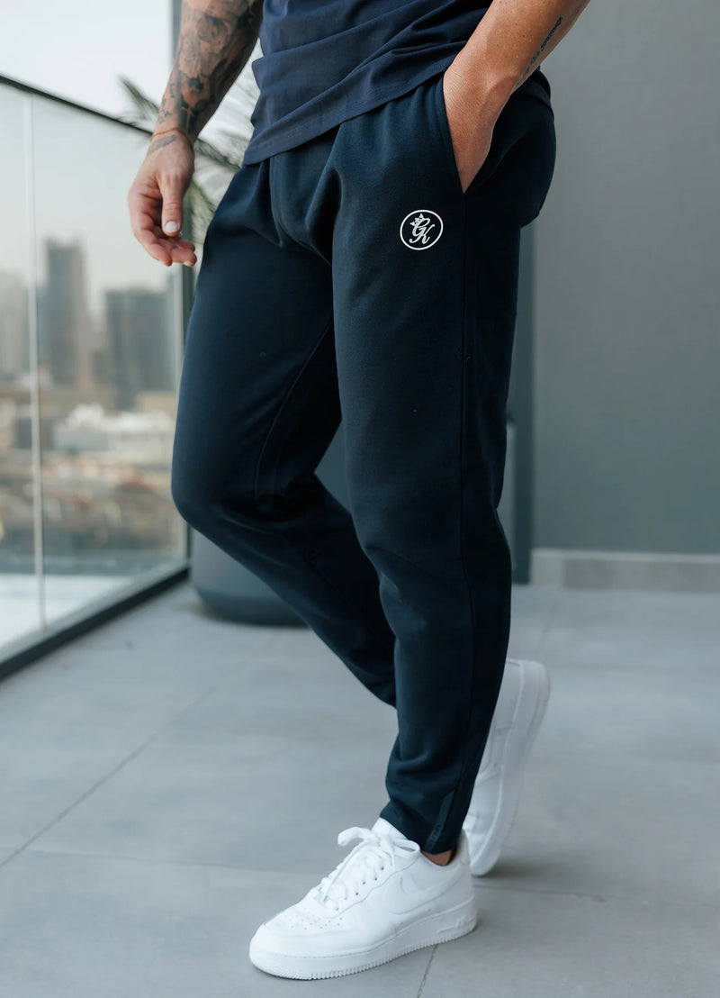 Gym King Pro Logo Hood Tracksuit - Navy