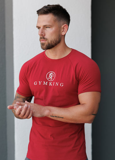 Gym King Pro Tee - Rio Red