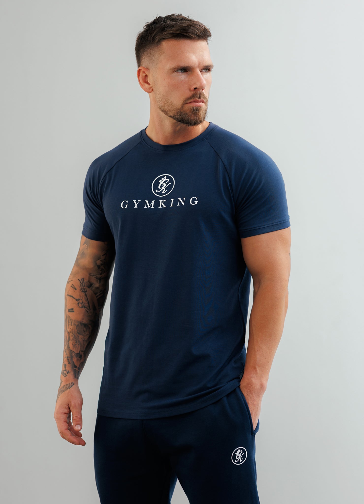 Gym King Pro Tee - Oxford Blue