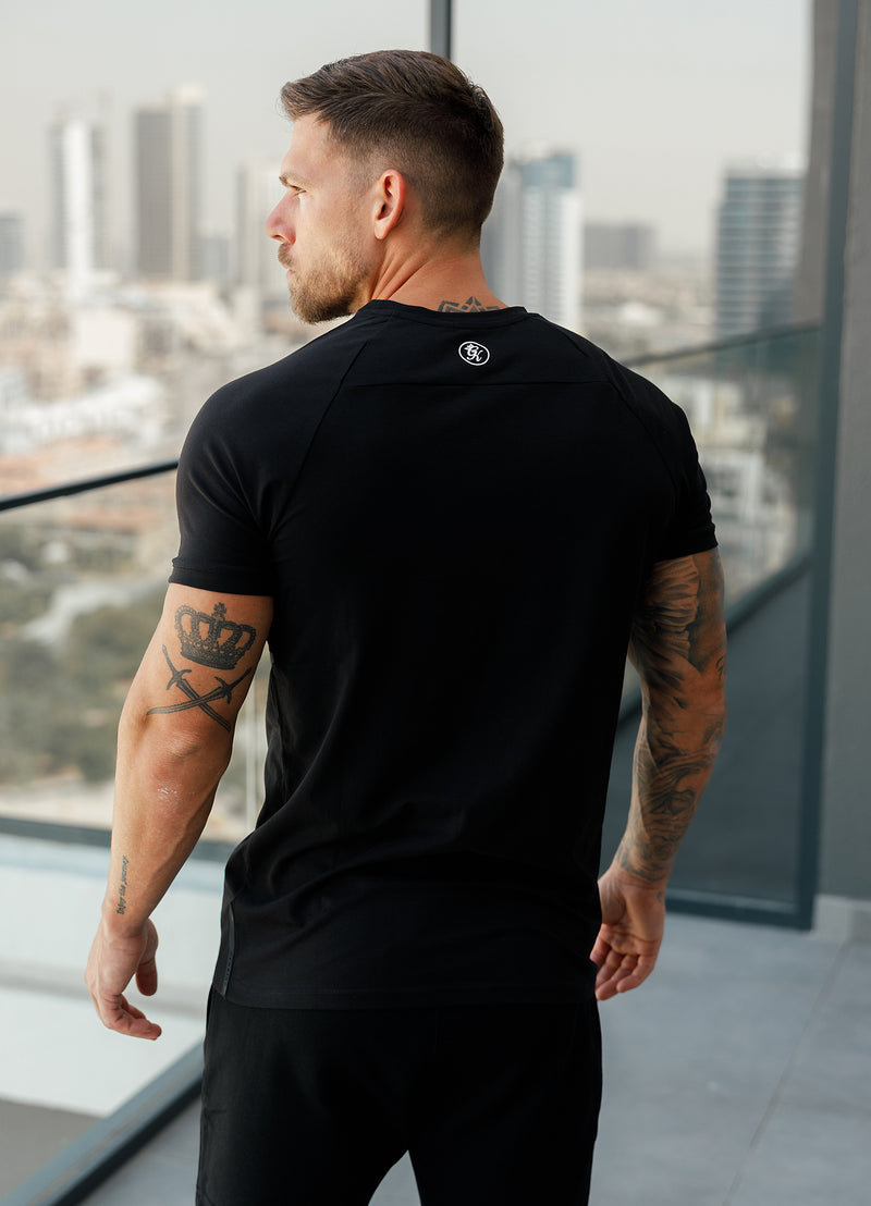 Gym King Pro Logo Jersey Tee - Black