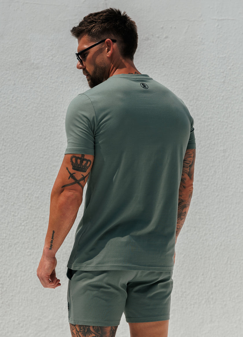 Gym King Pro Logo V2 Jersey Tee - Fern