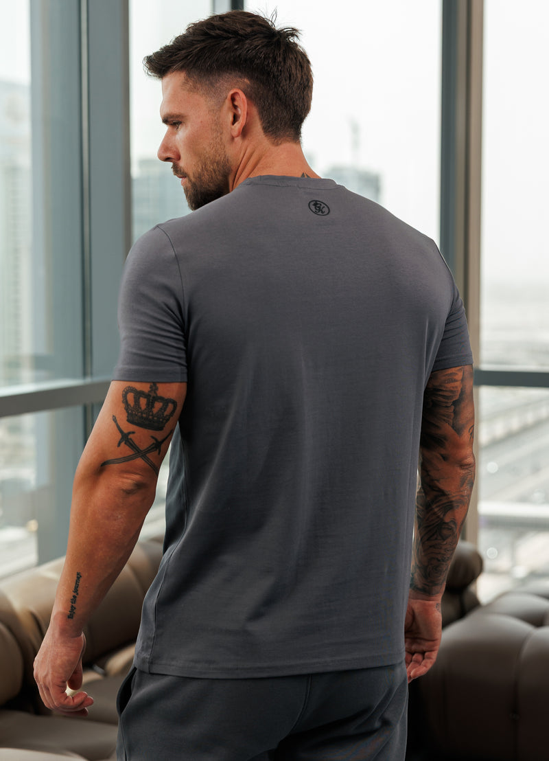 Gym King Pro V2 Tee - Gunmetal Grey