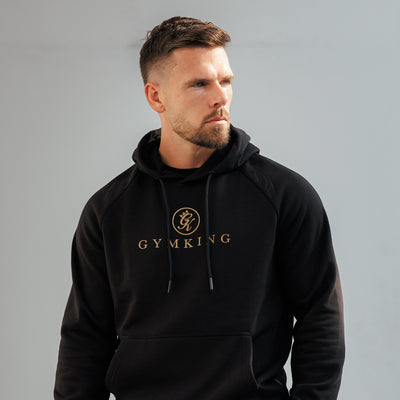Gym King Pro Hoodie - Black/Gold