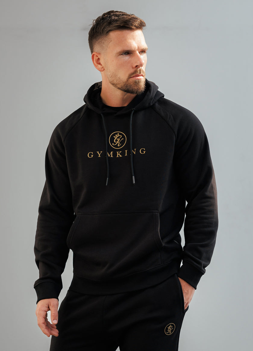 Gym King Pro Hood - Black/Gold