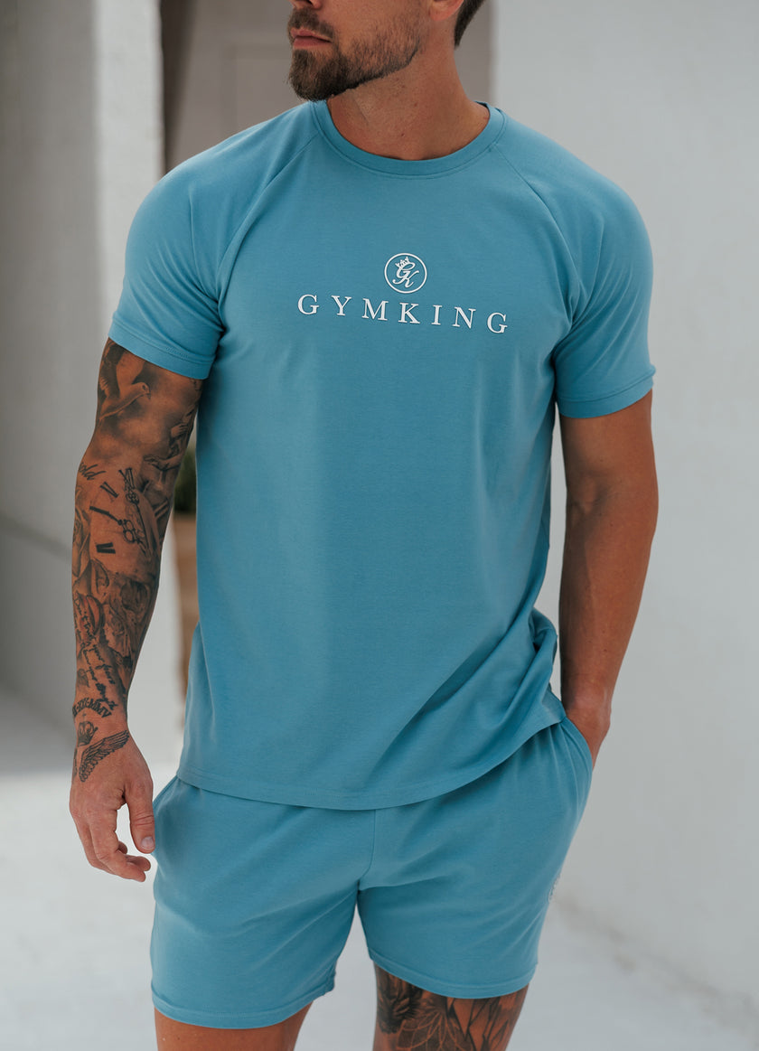 Gym King Pro Logo Tee - Blue